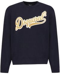 DSquared² - Blauwe Pullover Sweaters - Lyst