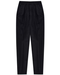 Eleventy - Broeken ,Blauw ,Wol Wool Broeken - Lyst
