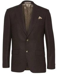 Sand - Jassen ,Bruin ,Katoen Zand Blazer - Lyst