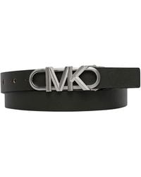 Michael Kors - Reversible Logo Belt - Lyst