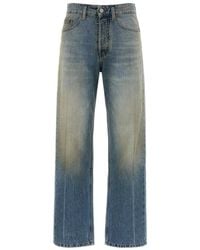 MM6 by Maison Margiela - Straight Fit Jeans - Lyst