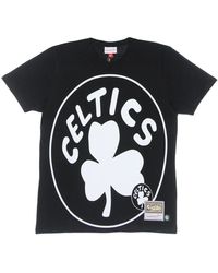 Mitchell & Ness - Boston Celtics Nba Tee Schwarz - Lyst