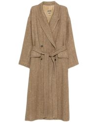Uma Wang - Jassen ,Wol Belted Coats - Lyst