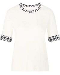Marc Cain - Cube Print Jersey Shirt - Lyst