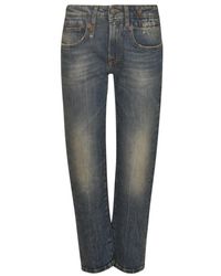 R13 - Slim-fit jeans - Lyst