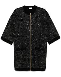 Elisabetta Franchi - Minikleid Mit Pailletten - Lyst