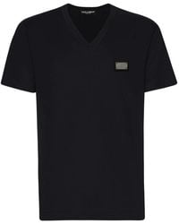 Dolce & Gabbana - Men Clothing T-Shirts Polos Black Ss23 - Lyst