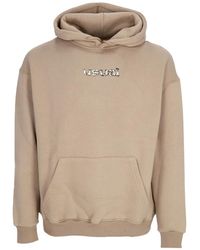 USUAL - Hoodies & Sweatvesten ,Bruin ,Katoen Bones Hoodie Met Voorzak - Lyst