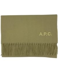 A.P.C. - Accessories > scarves > winter scarves - Lyst