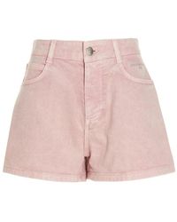 Stella McCartney Denim Shorts - - Dames - Roze