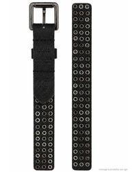 HTC - Accessoires ,Zwart ,Leer 3000 Studs Riem - Lyst
