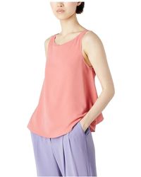 Emporio Armani - Sleeveless Tops - Lyst