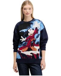 Desigual - Fantasy Mickey Sweatshirt - Lyst