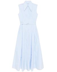 Gabriela Hearst - Kleedjes ,Blauw ,Elegante Becca Jurk - Lyst