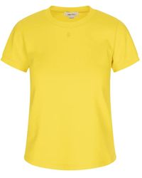 McQueen - Gelbe T-Shirts Und Polos Für Frauen - Lyst