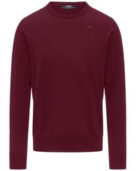 K-Way - Round-Neck Knitwear - Lyst