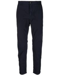 Department 5 - Stretch chino hose mit piping-detail - Lyst