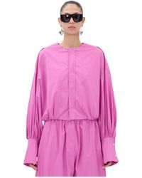 Thelatest - Overhemden ,Roze ,Katoen Diana Shirt - Lyst