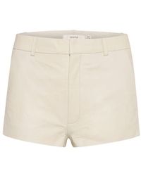 Gestuz - Weiße Cropped Hotpants Shorts &Amp; Knickers - Lyst