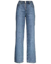 Self-Portrait - Straight Jeans - Lyst