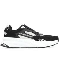EA7 - Sneakers Met Mesh Vlak - Lyst