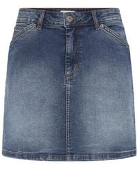 Ichi - Denim Skirts - Lyst
