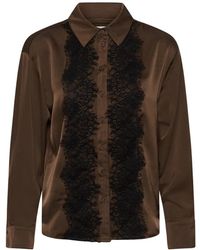 Kaffe - Overhemden ,Bruin ,Blouses & Shirts - Lyst