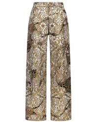 Roberto Cavalli - Wide Trousers - Lyst