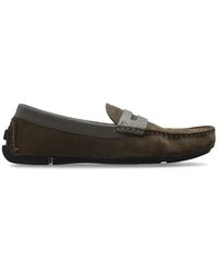 Emporio Armani - Shoes > flats > loafers - Lyst