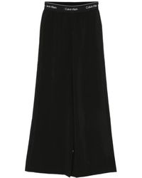 Calvin Klein - Wide Trousers - Lyst