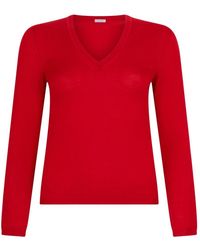 Malo - V-Neck Knitwear - Lyst