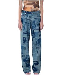 Jean Paul Gaultier - Straight Fit Jeans - Lyst