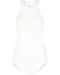 Rick Owens - Tops ,Wit ,Basic Rib Tanktop - Lyst
