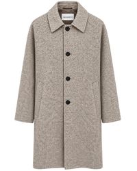 Amaranto - Single-Breasted Coat - Lyst