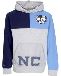 Mitchell & Ness - Hoodies & Sweatvesten ,Veelkleurig ,Katoen North Carolina Tar Heels Hoodie - Lyst