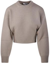 Alaïa - Round-Neck Knitwear - Lyst