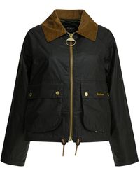 Barbour - Jassen ,Groen ,Katoen Marron Waxed Jacket - Lyst