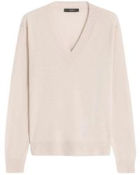 Weekend by Maxmara - V-Hals Trui Van Wol En Kasjmier - Lyst