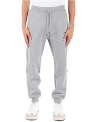 Dondup - Katoenen Jogger Sweatpants Met Logo Print - Lyst