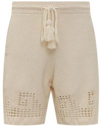 Alanui - Korte Broeken ,Knit Bermuda Shorts - Lyst