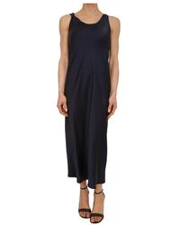 Marella - Kleedjes ,Blauw ,Polyester Abito Blu - Lyst