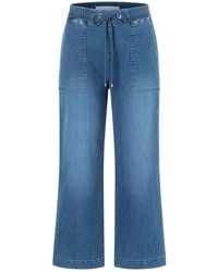 M·a·c - Jeans ,Blauw ,Denim Zomerse Denim Culotte Shorts - Lyst