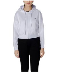 ARMANI EXCHANGE - Hooded Zip-Up Sweatshirt - Lyst