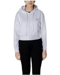 ARMANI EXCHANGE - Hooded Zip-Up Sweatshirt - Lyst