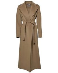 Max Mara - Wickelmantel Mit Klassischem Revers - Lyst