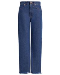 Alberta Ferretti - Straight Fit Jeans - Lyst