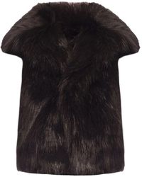 DSquared² Faux Fur Vest - Bruin