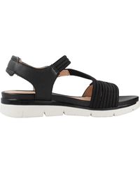 Stonefly - Elastische Flache Sandalen - Lyst