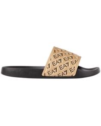 EA7 - Schwarze Flip-Flops & Slider - Lyst