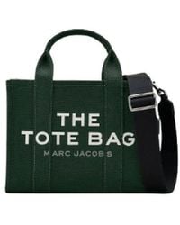 Marc Jacobs - Grüne baumwolltasche mit reißverschluss - Lyst